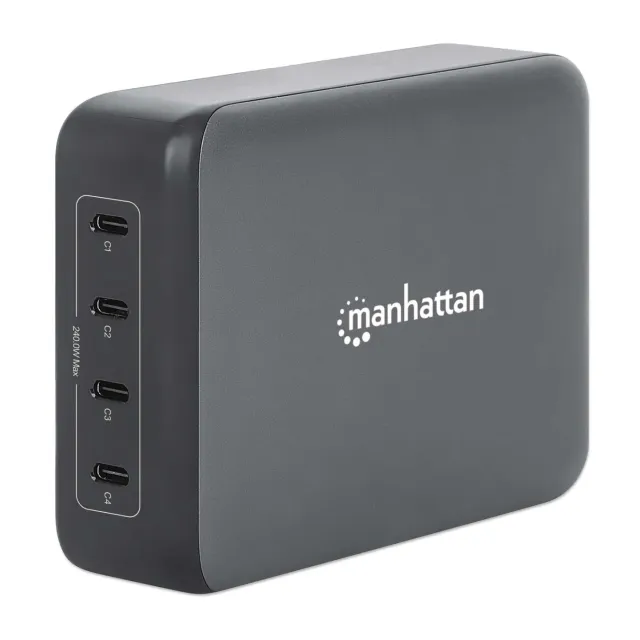 Manhattan stazione ricarica GaN 4 porte 240W