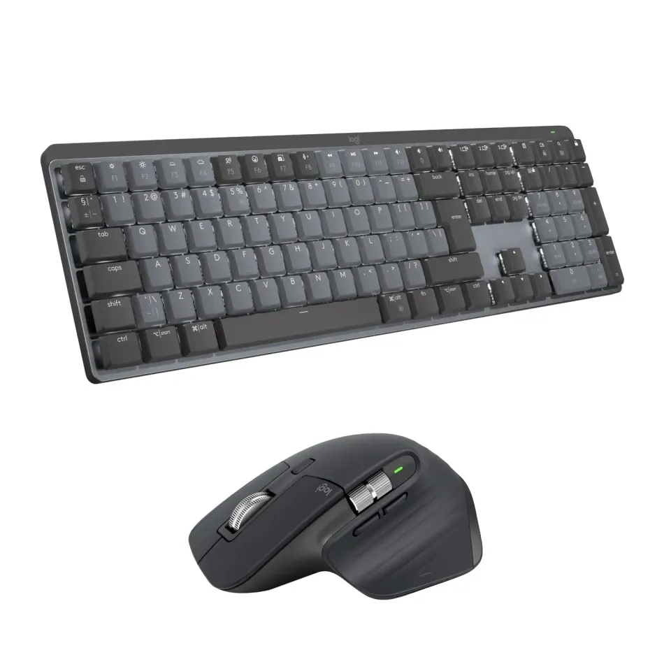 Logitech MX Mechanical + Master 3S kit grigio silent