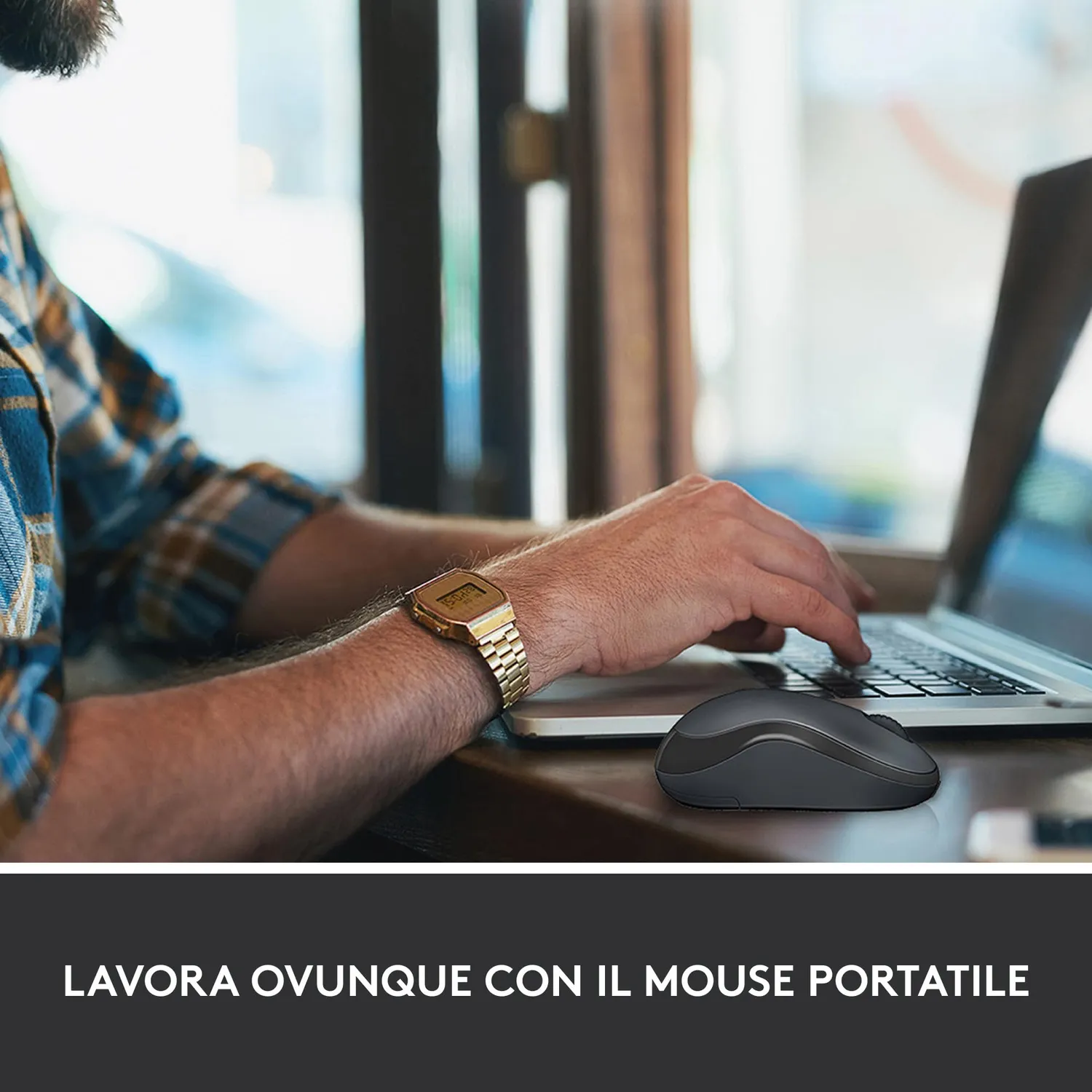 Logitech M220 Silent mouse wireless bianco silenzioso