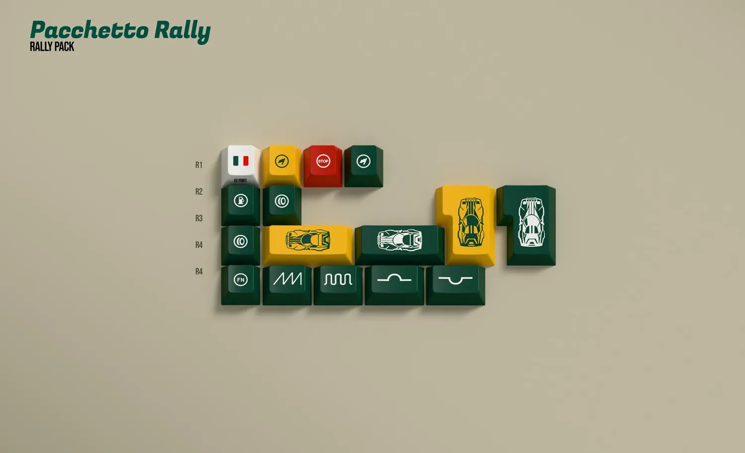 KKB Stratos keycap Base ABS cherry rally