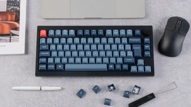 Keychron V1 Max ISO-ITA tastiera Red 75% wireless