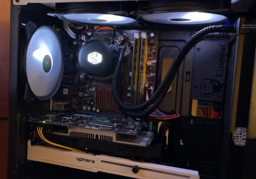 Mars Gaming MC-Z case PC MicroATX bianco mesh RGB