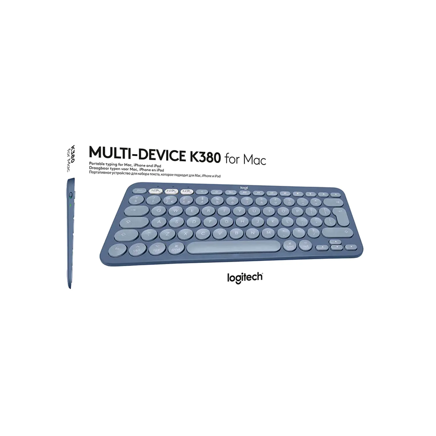 Logitech K380 Tastiera Bluetooth per Mac Blueberry ITA