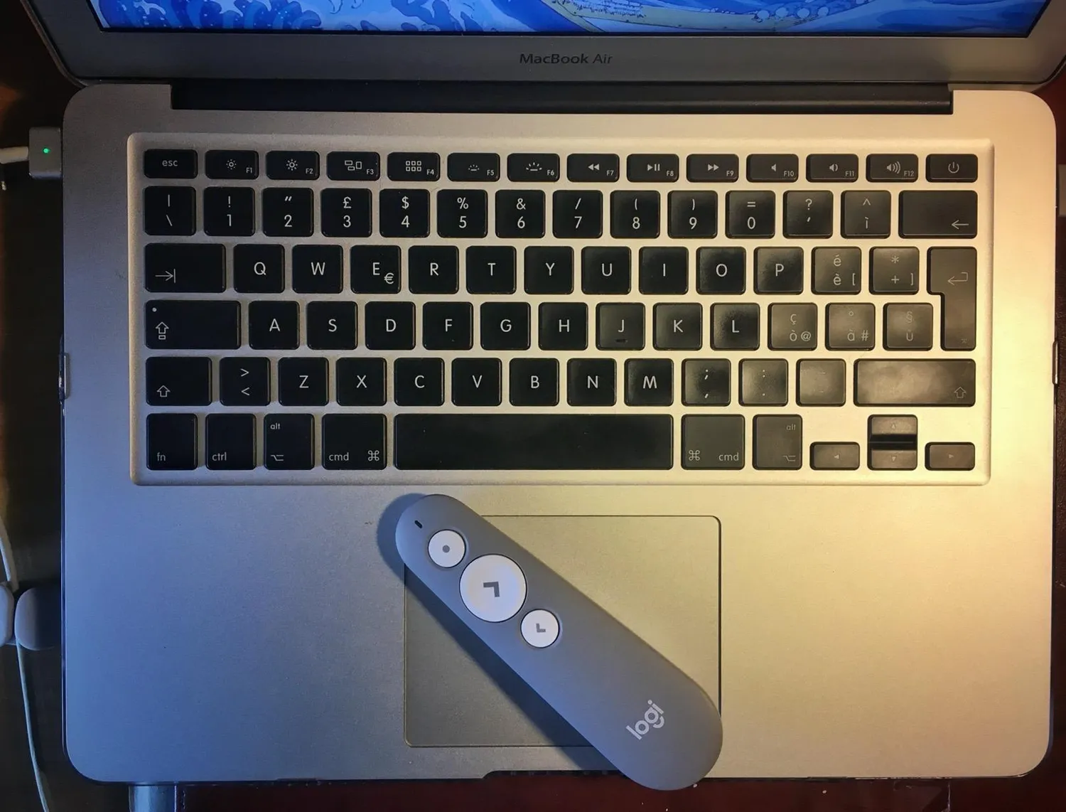 Logitech R500 puntatore laser wireless grigio Bluetooth