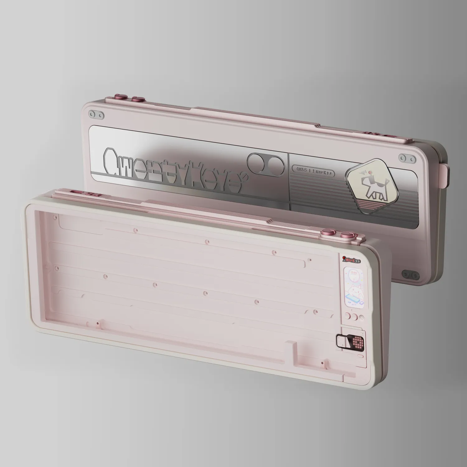 QK65 Mk3 tastiera Console tri-mode flex-cut