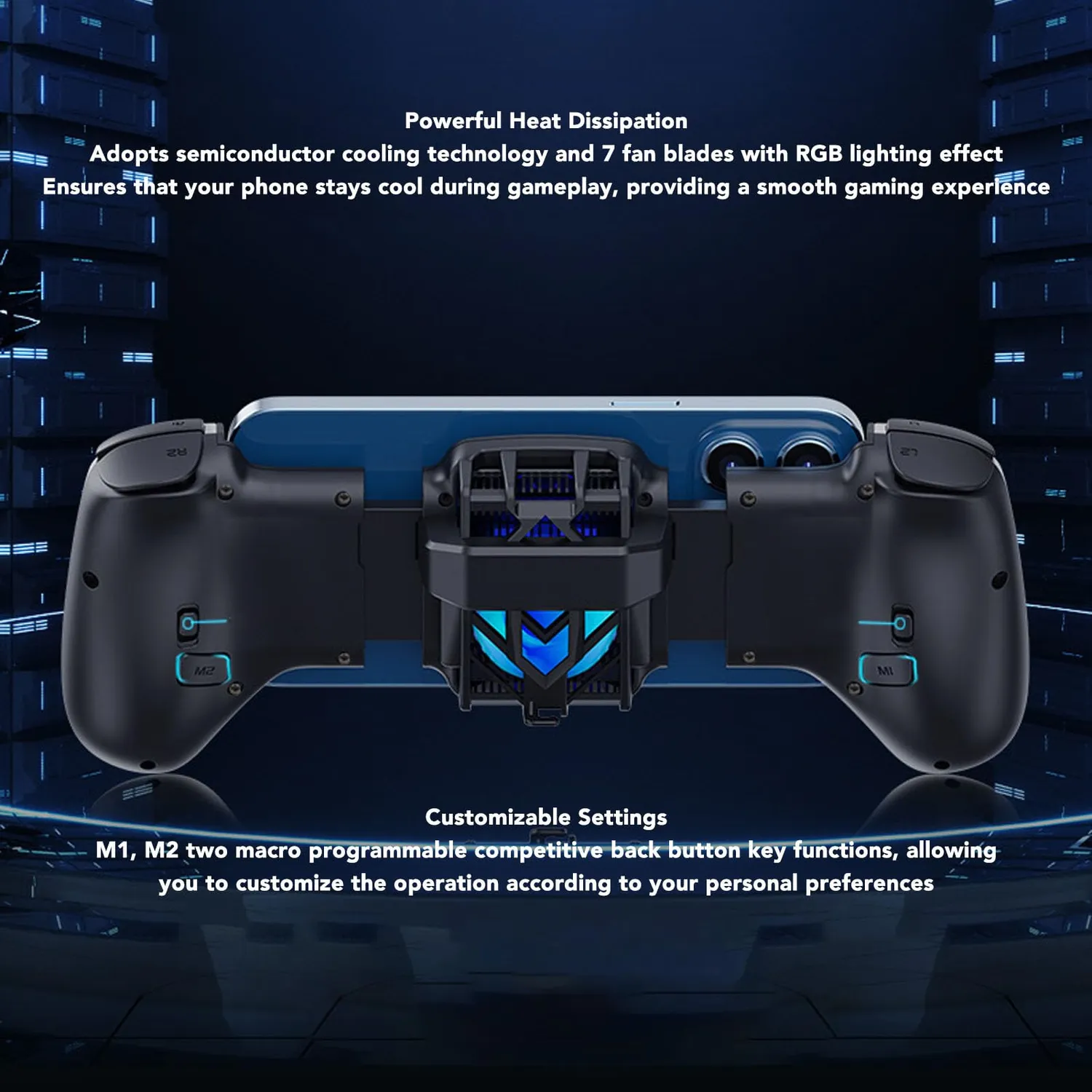 Zunate Gamepad Telescopico Bluetooth Android iOS PC RGB