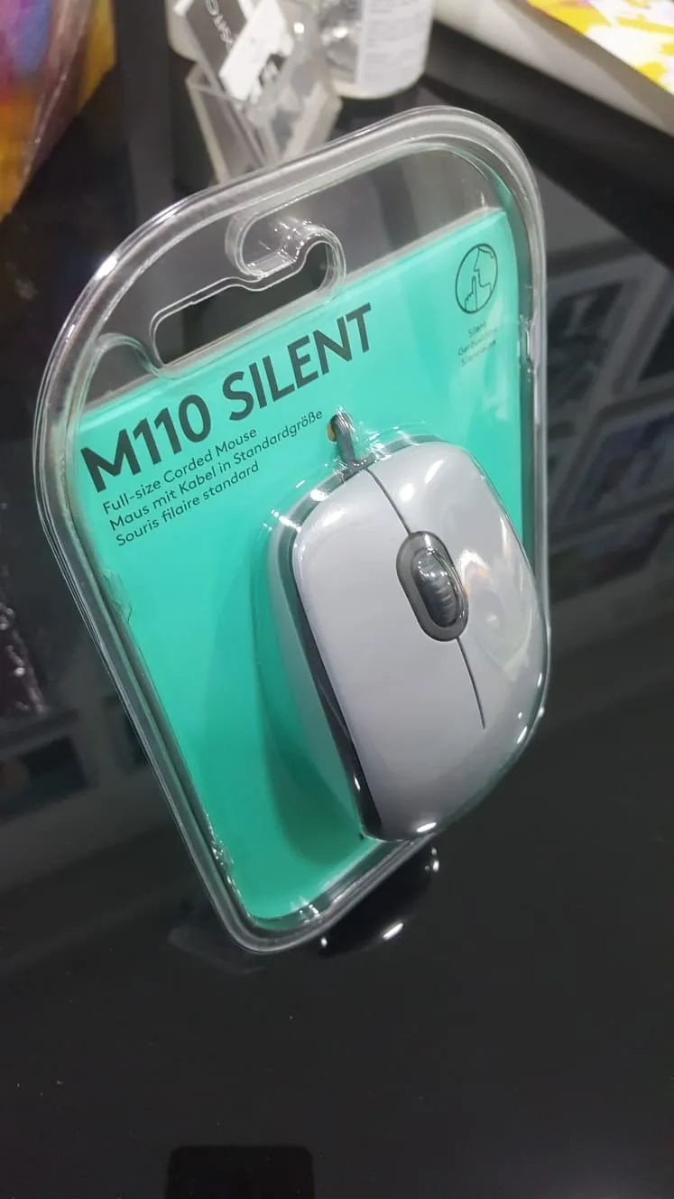 Logitech M110 mouse cablato USB silenzioso standard