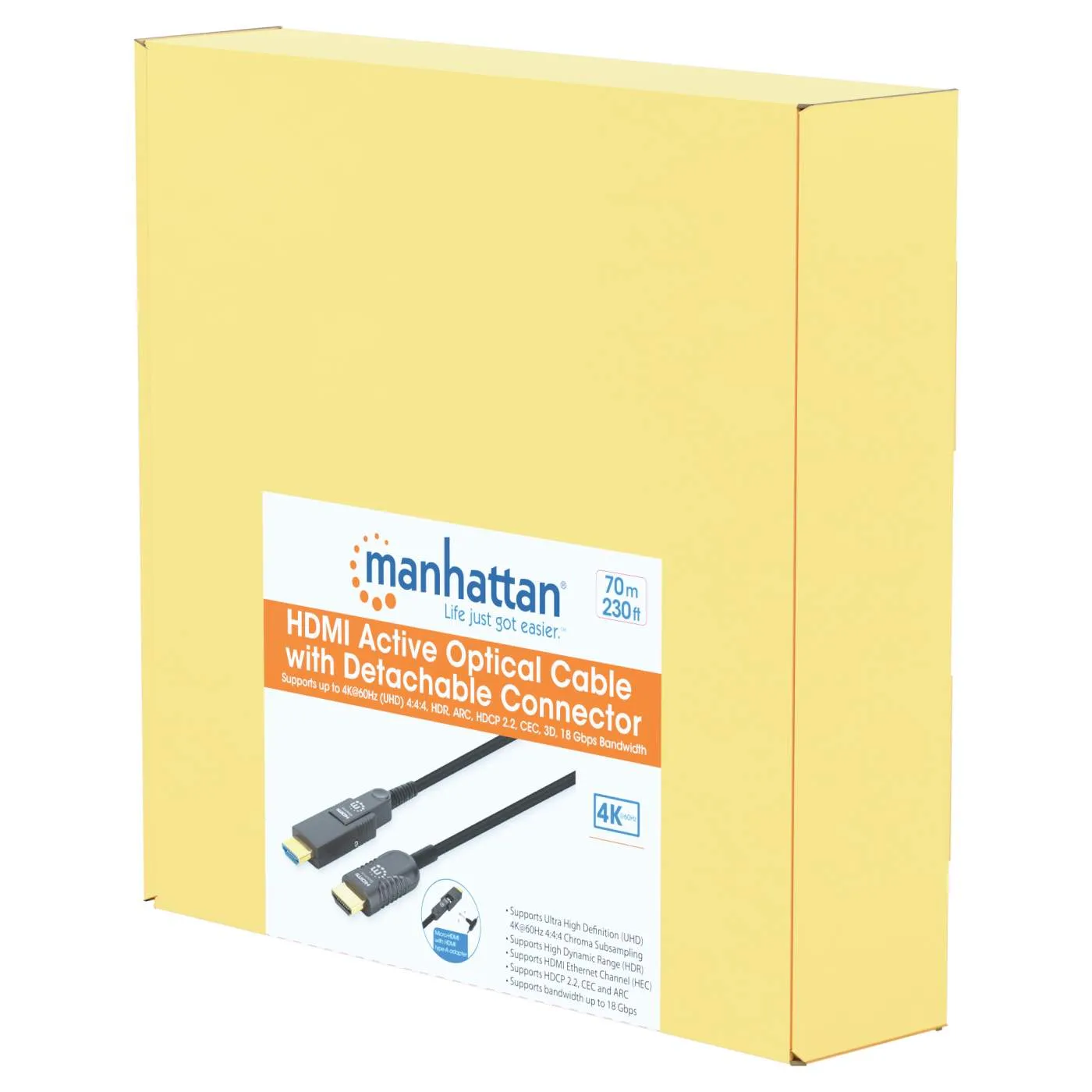 Manhattan Cavo HDMI Ottico Attivo 70 m 4K 60Hz