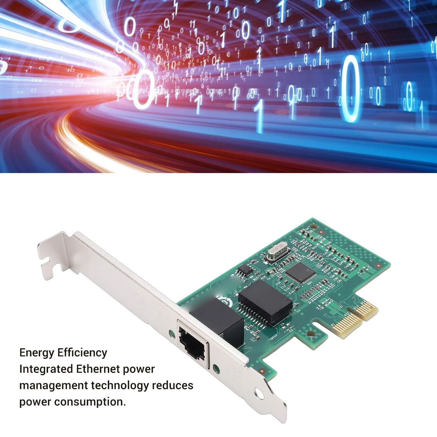 Zunate 210AT Scheda di Rete Gigabit PCIe RJ45 Low Profile