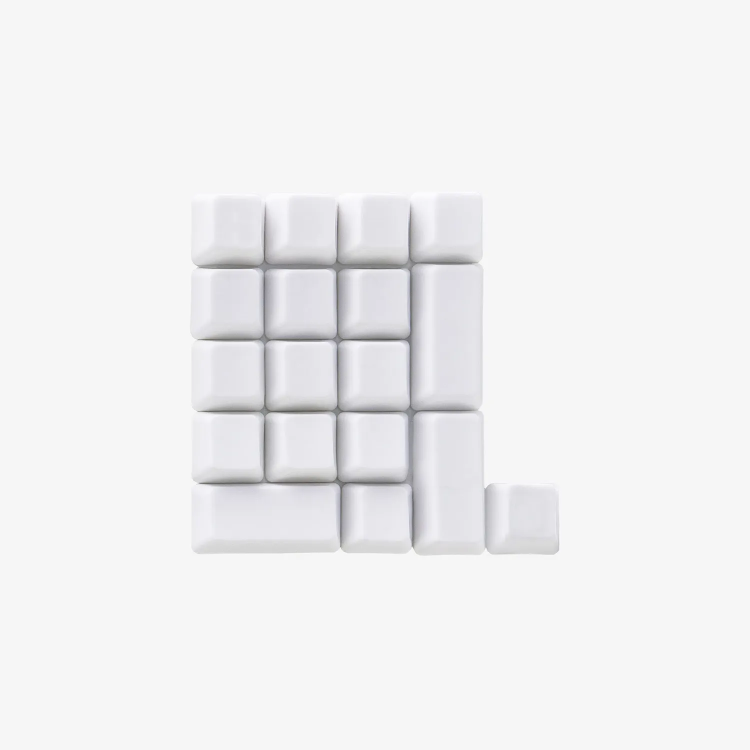 Cerakey C Set-Num-Matte V3 keycap ceramica tastierino nero
