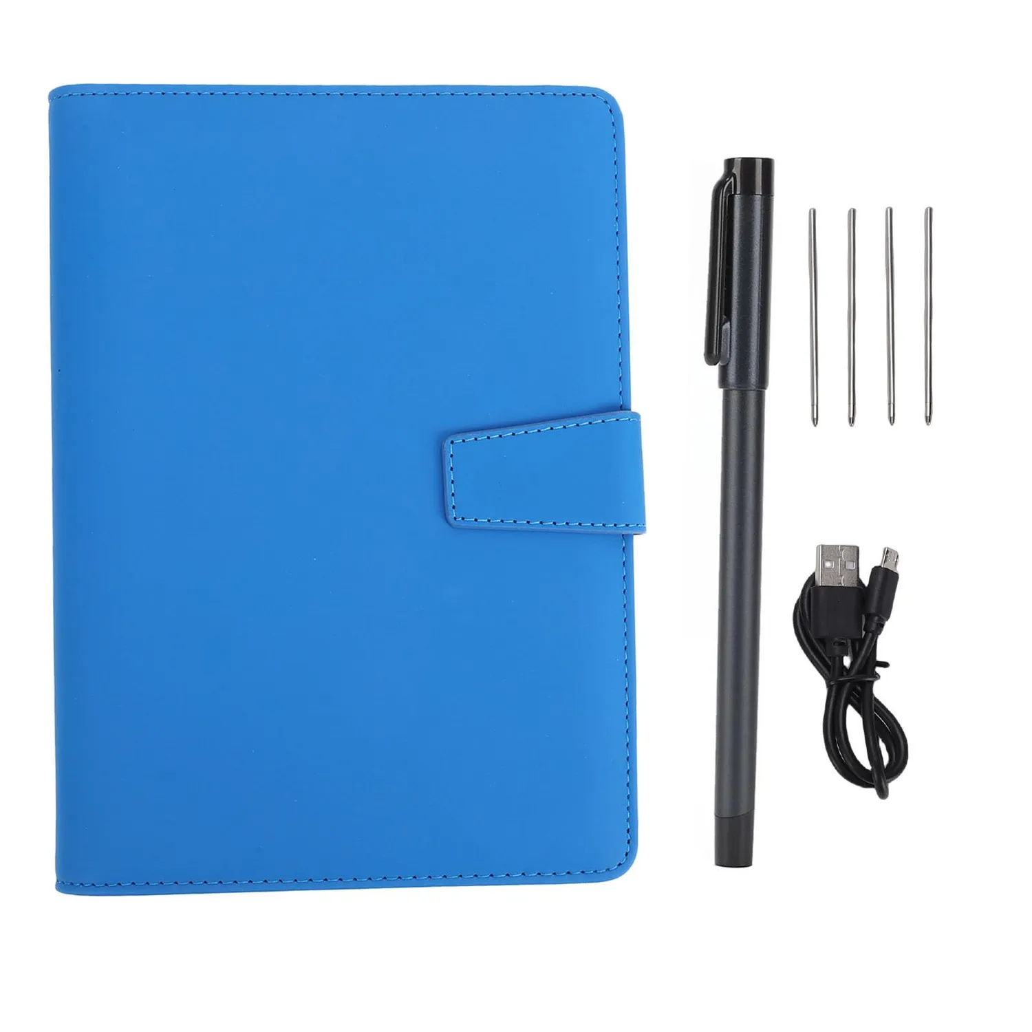 Zunate set penna digitale smart con taccuino A5 blu