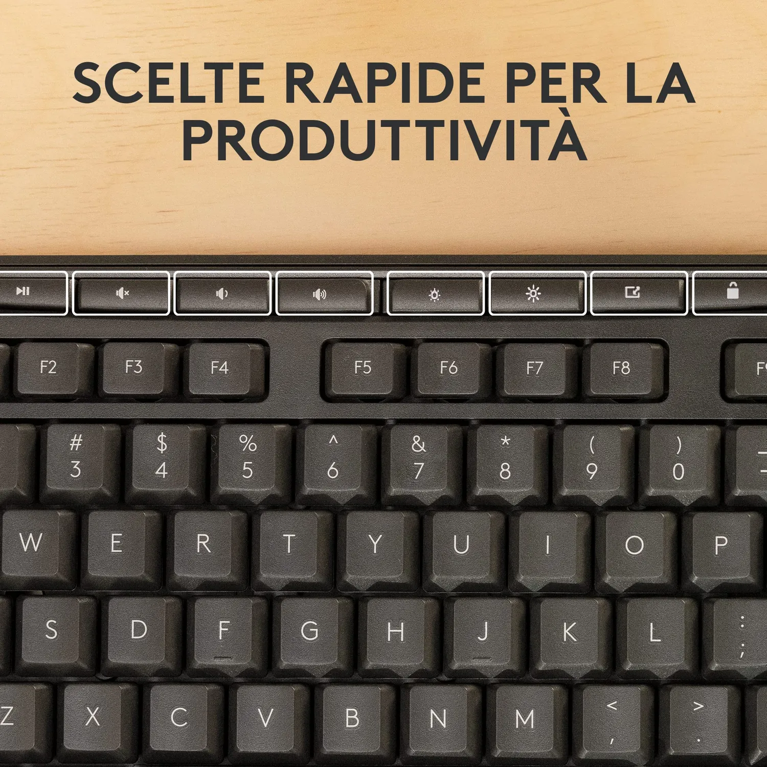 Logitech MK370 Combo tastiera e mouse wireless ITA QWERTY
