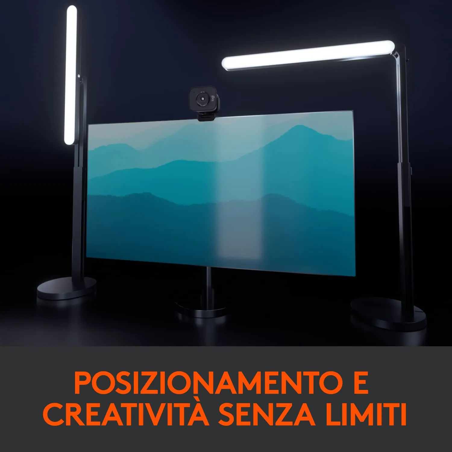 Logitech Litra Beam + Blue Sona kit luce streaming grafite