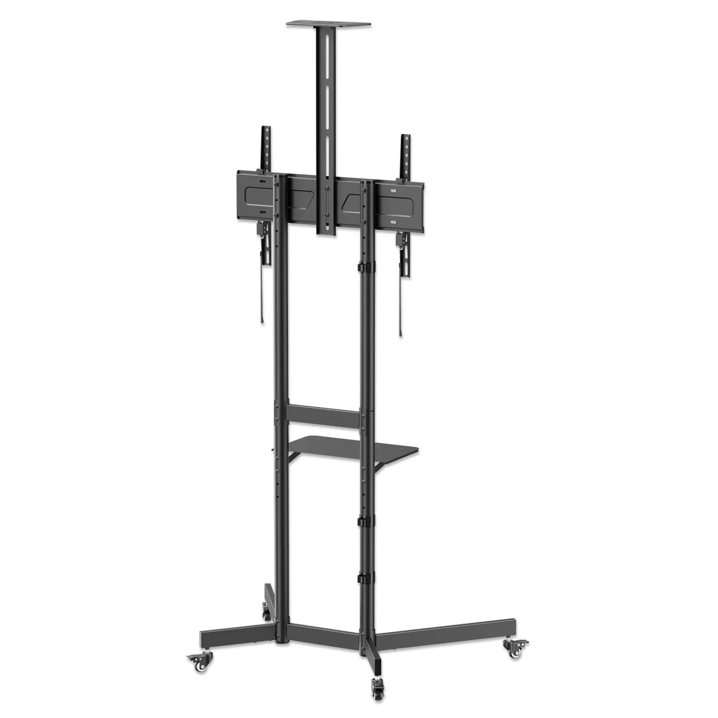 Manhattan Carrello TV 37-70" Altezza Regolabile con Ruote 70kg