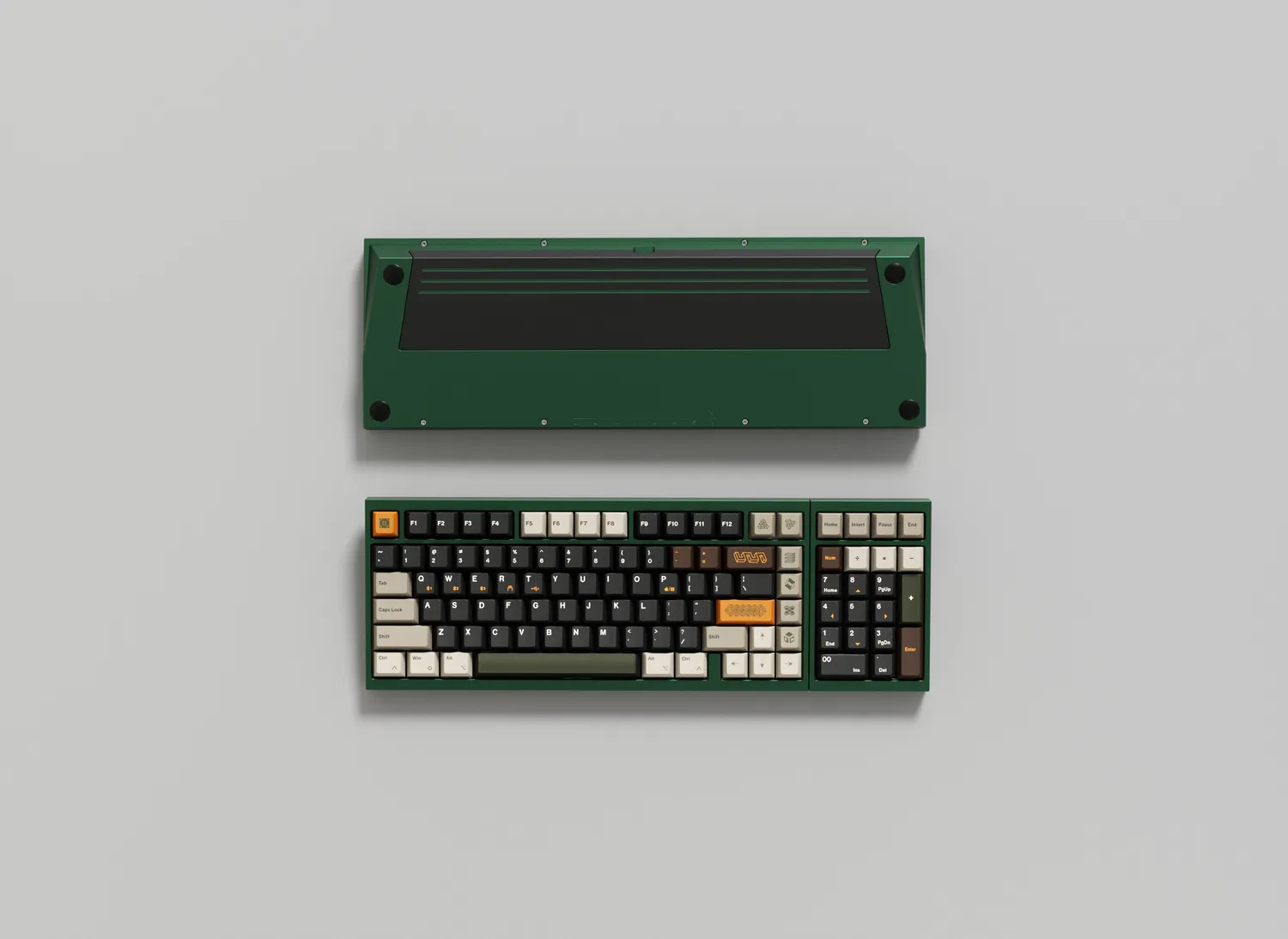 Luminkey 98 tastiera Jade Green Gateron Sylva