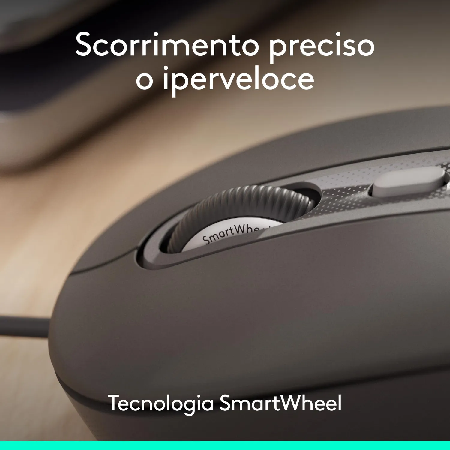 Logitech Signature M520 mouse con filo USB-C silenzioso