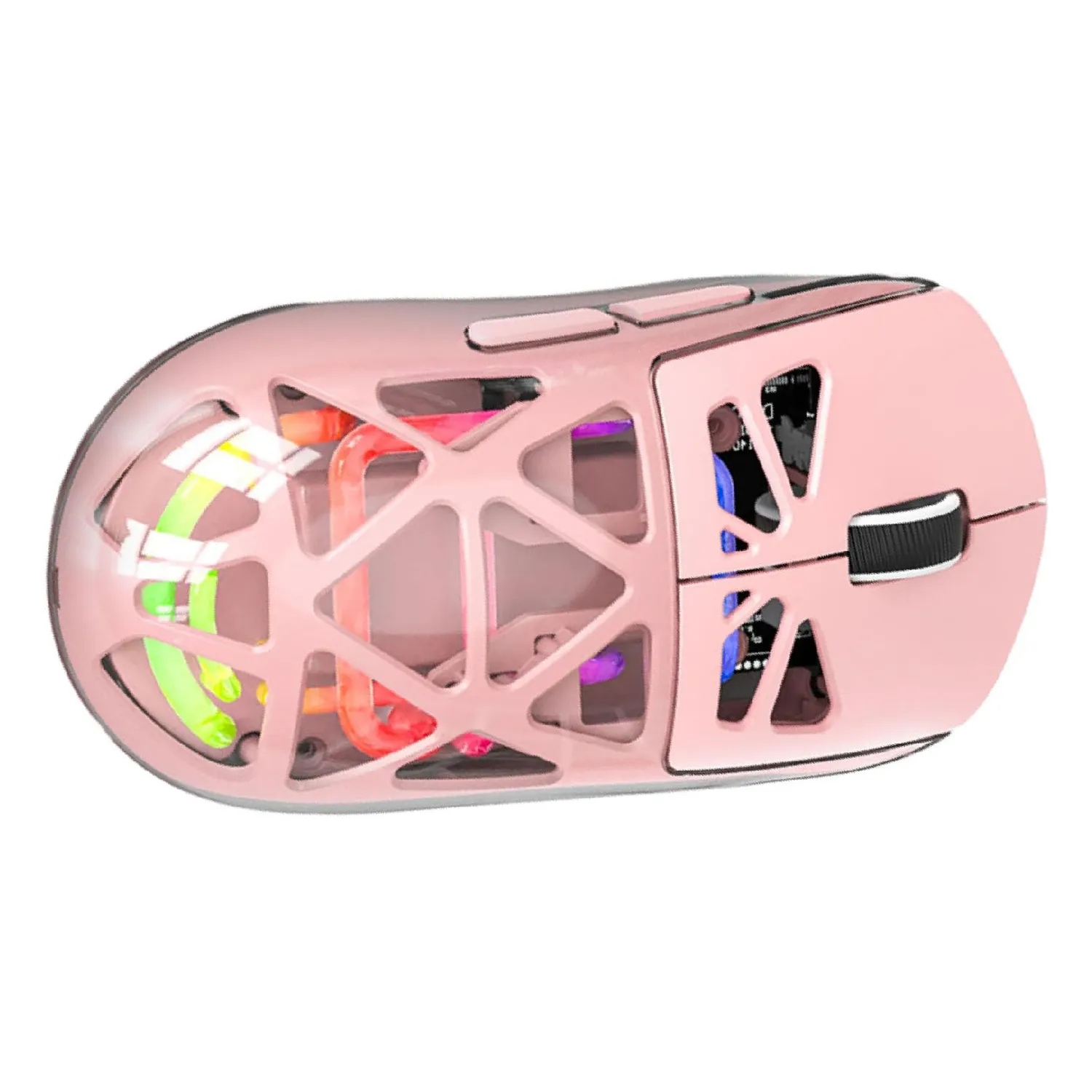 Zunate Mouse M7 Gaming Wireless rosa 4800 DPI 82 g
