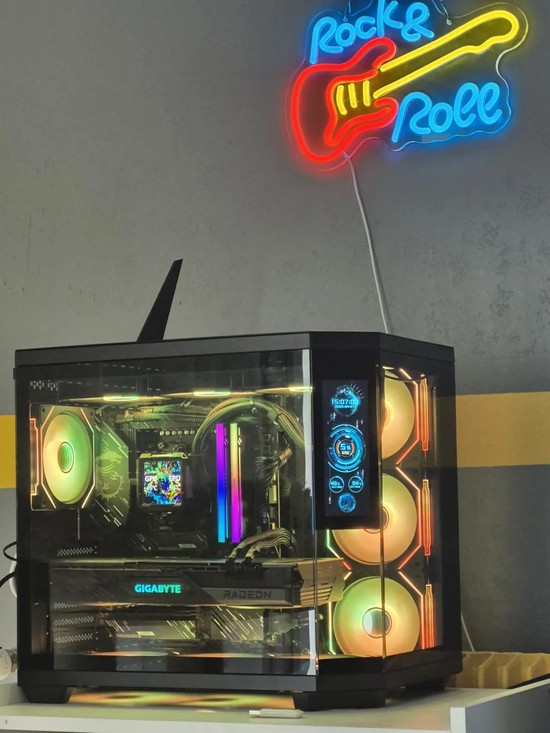 Mars Gaming MC-3TCORELCD case ATX nero schermo