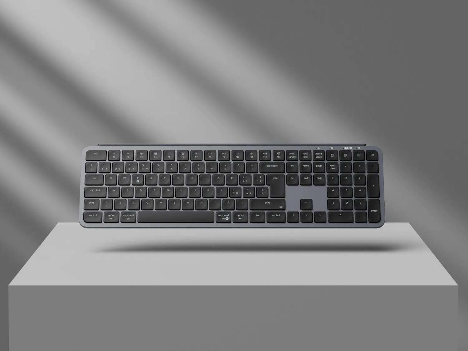 Keychron B6 Pro Ultra-Slim ISO-ITA tastiera Space Gray