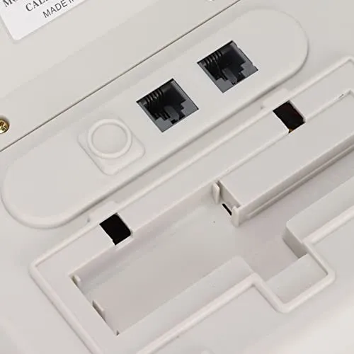 Zunate KX-T2028CID Telefono Fisso con Filo Bianco Display