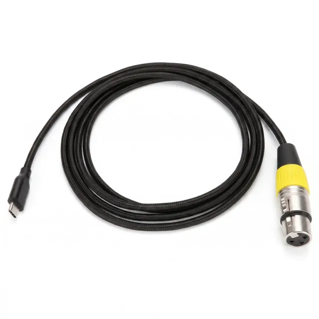 Zunate cavo XLR a USB-C microfono PC nylon 48kHz