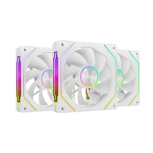Mars Gaming LINKFINITYKIT2R kit 3 ventole 120mm bianco ARGB