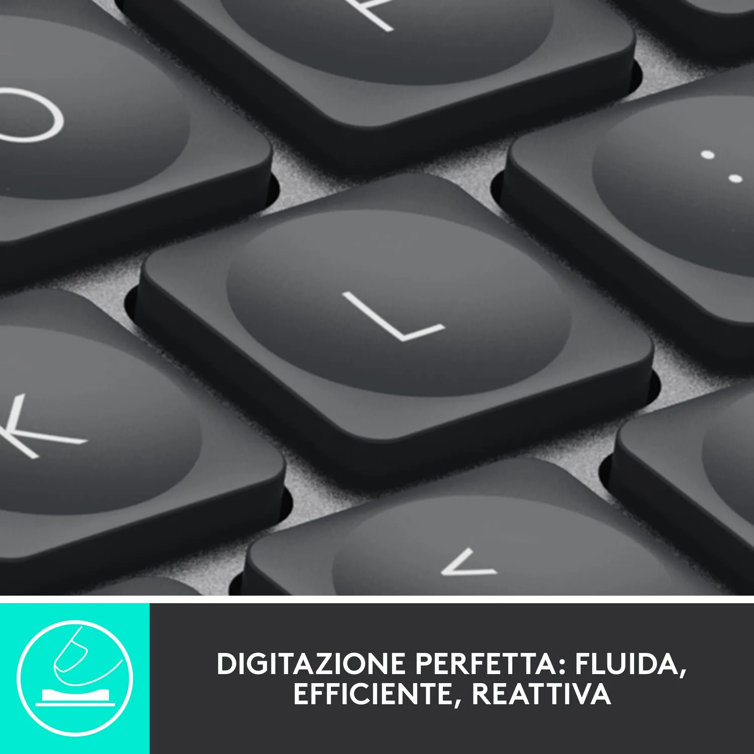 Logitech MX Keys for Business tastiera wireless ITA retroilluminata