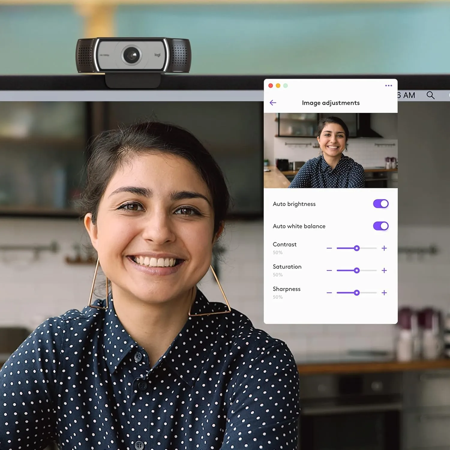 Logitech C930E Business Webcam HD Nero grandangolo 90°