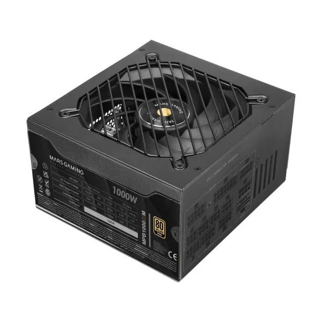 Mars Gaming MPB1000SIM alimentatore 1000W nero Gold ATX