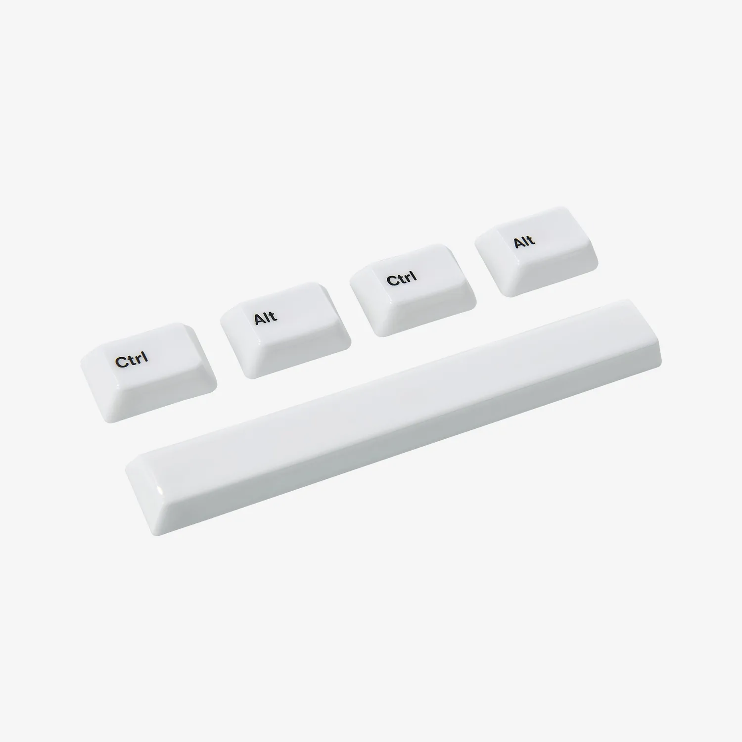 Cerakey J SET-1.5u Add-on & 7u SP keycap ceramica White