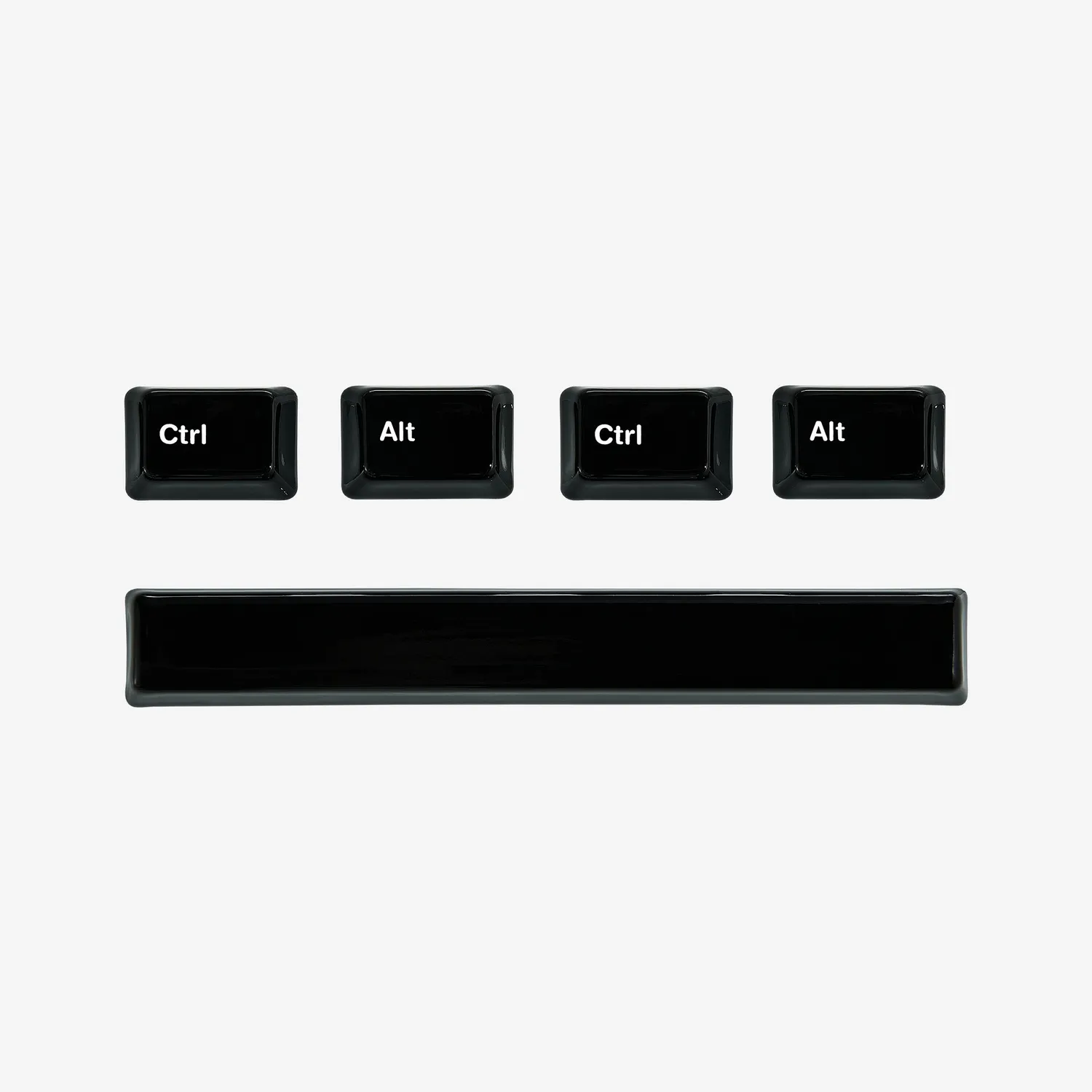 Cerakey J SET-1.5u Add-on & 7u SP keycap ceramica White