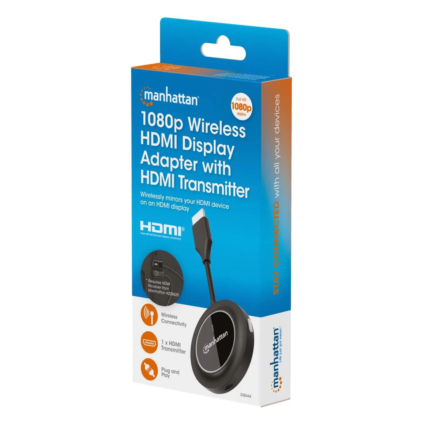 Manhattan adattatore HDMI wireless 1080p trasmettitore