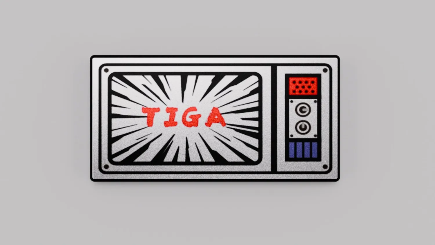 Zoom75 Tiga badge decorativo Prologue