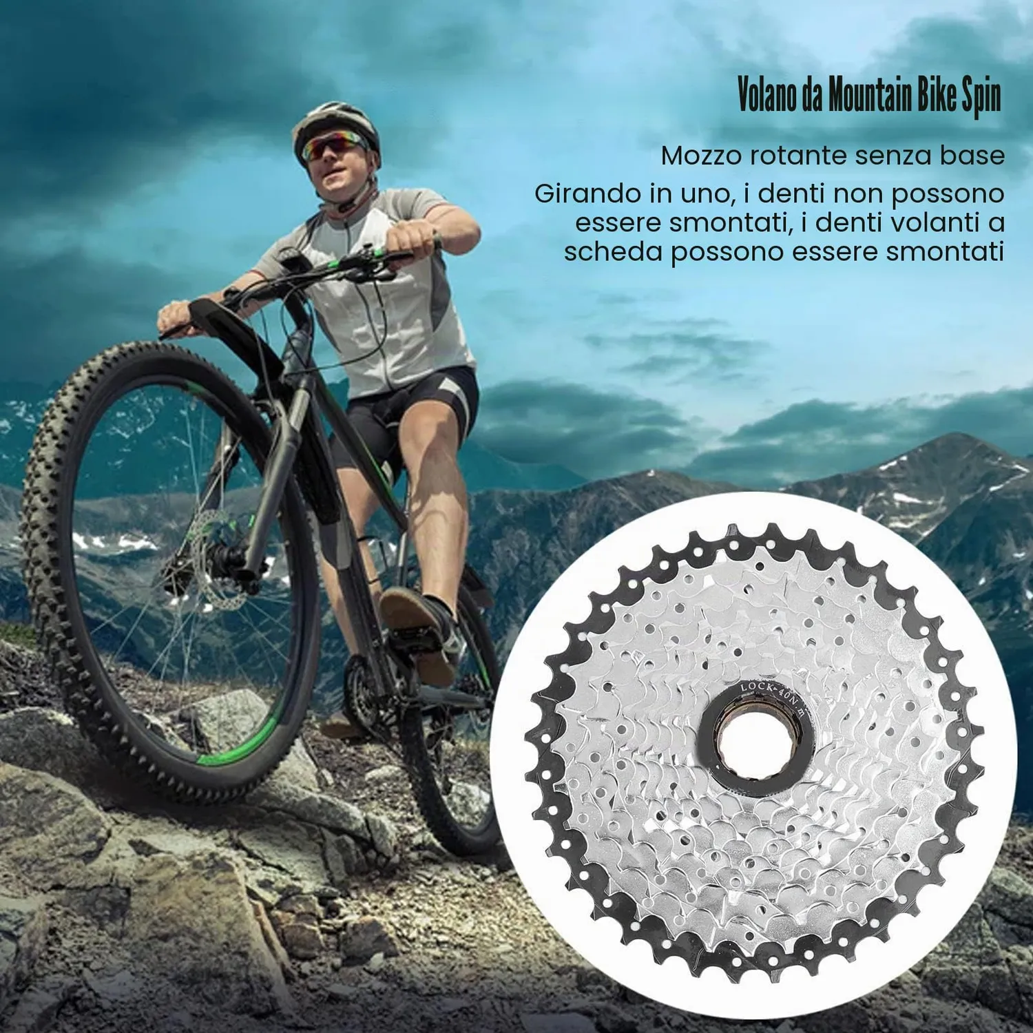 Zunate cassetta pignoni bici 10V 11-36T acciaio
