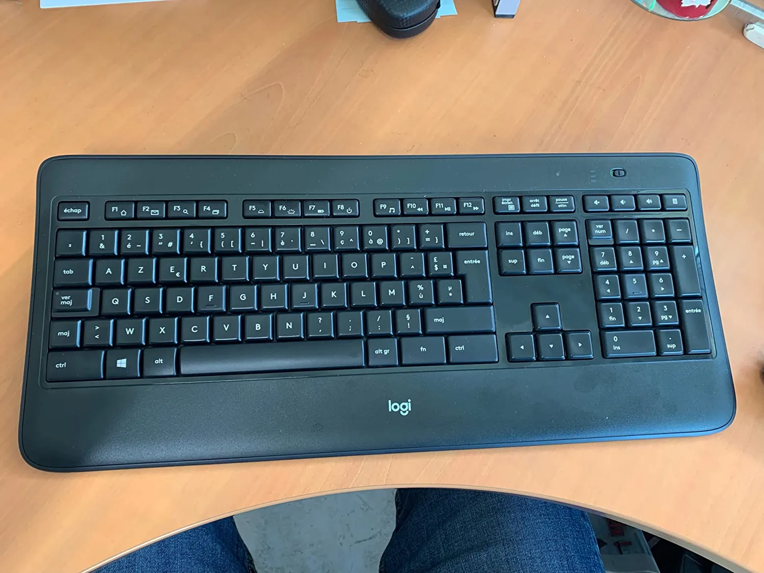 Logitech MX900 kit tastiera e mouse wireless retroilluminato