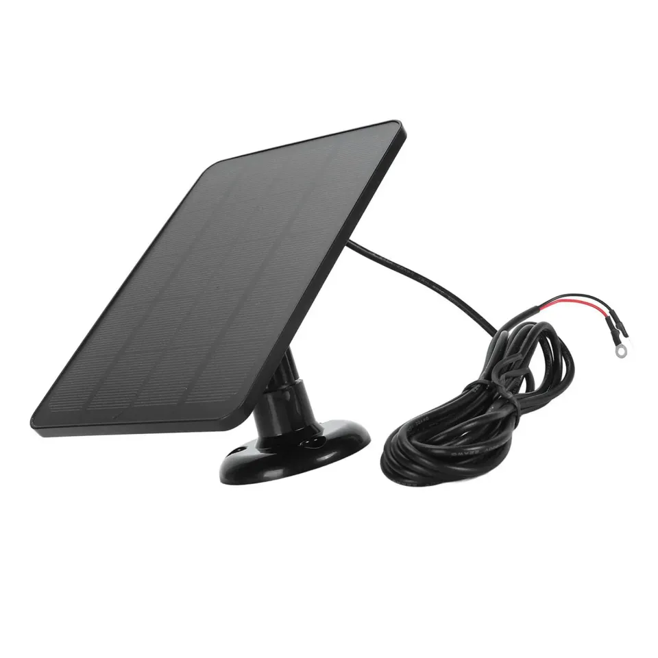 Zunate Pannello Solare 10W per Videocitofono IP66 con Cavo 3m