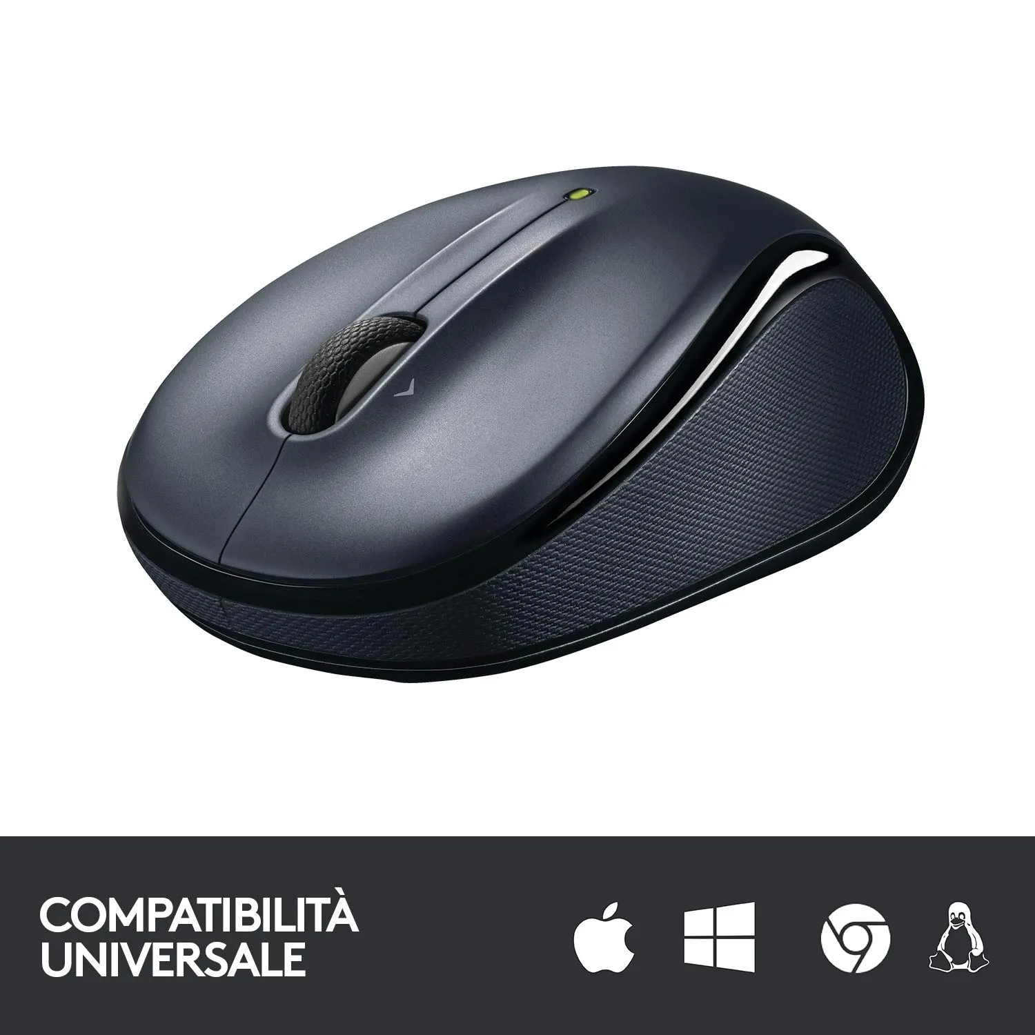 Logitech M325 Mouse Wireless Nero micro ricevitore preciso