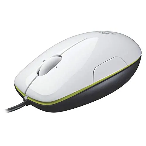 Logitech M150 mouse con filo bianco laser