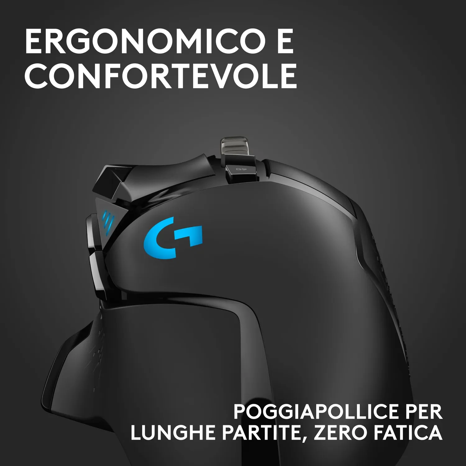 Logitech G G502 HERO mouse gaming cablato 25600 DPI