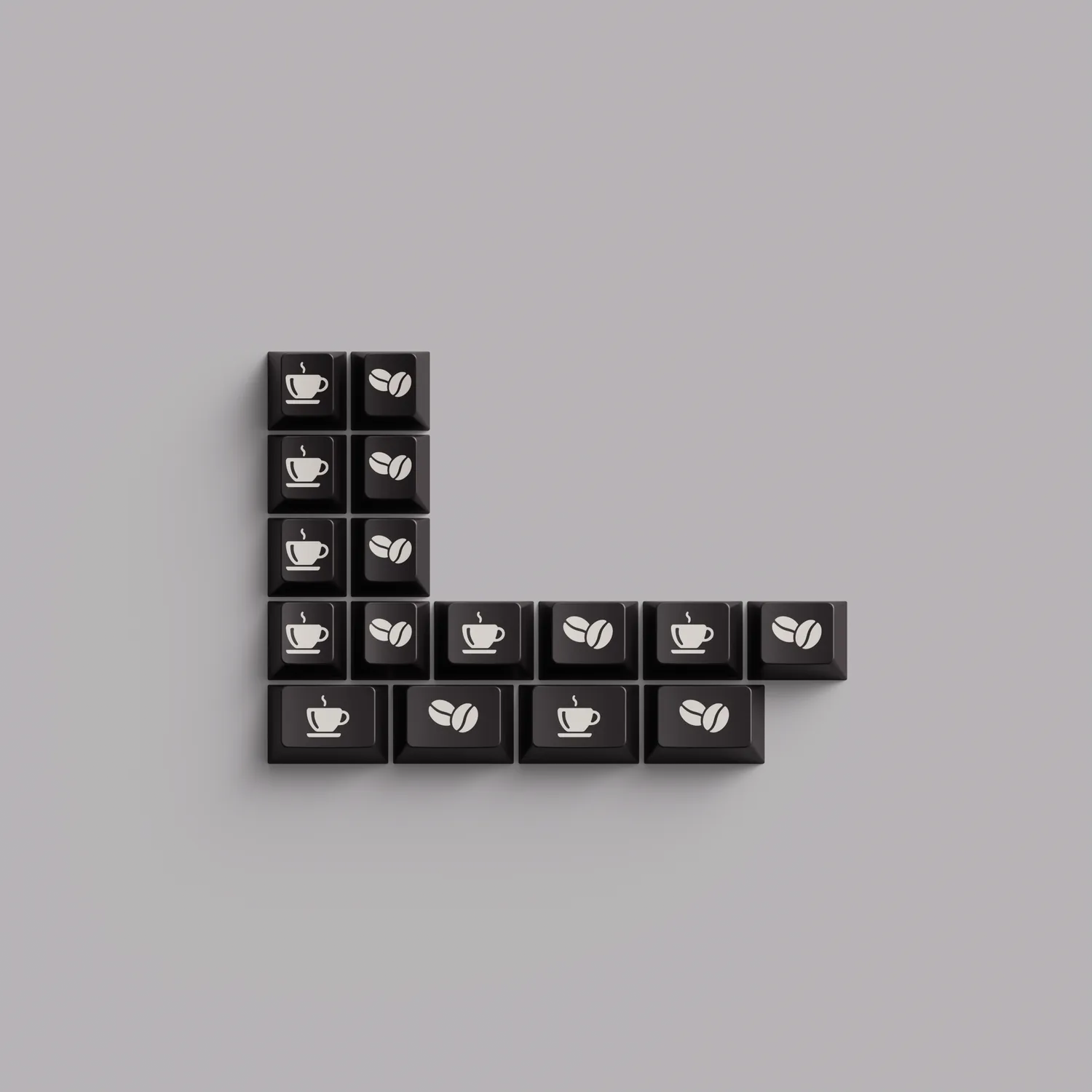 Wuque WS Café keycap PBT double-shot set
