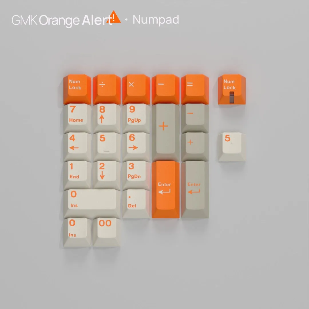 GMK Orange Alert CYL keycaps Base ABS double-shot