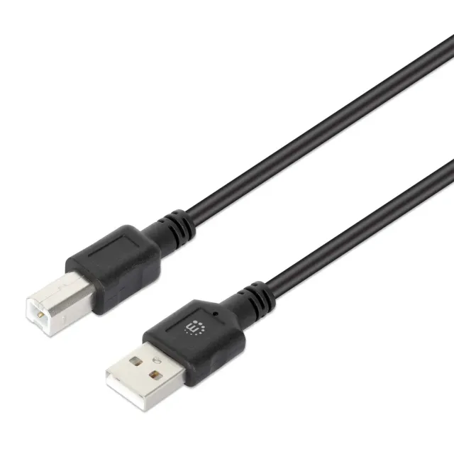 Manhattan Cavo USB 2.0 A-B 2 m per Stampante Nero
