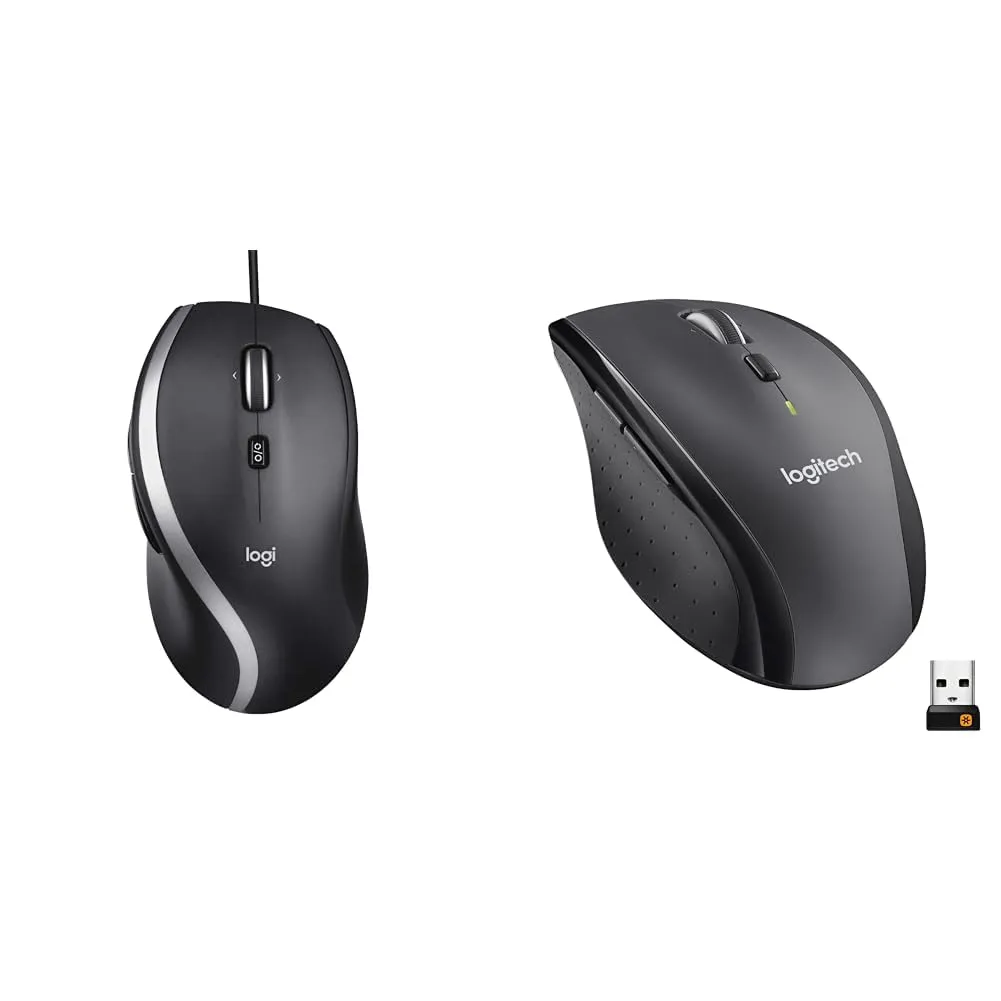 Logitech M500 Mouse Cablato USB iperveloce laser 1000DPI