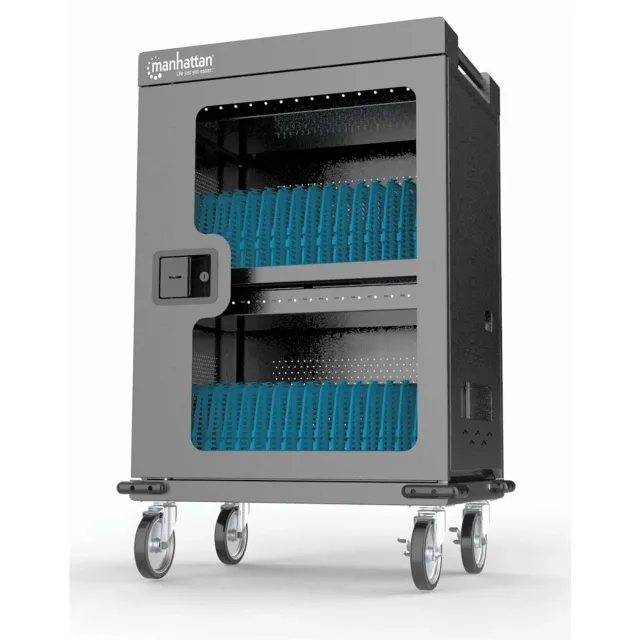 Manhattan 32-Port USB-C Carrello Ricarica 32 Posti 18W Nero