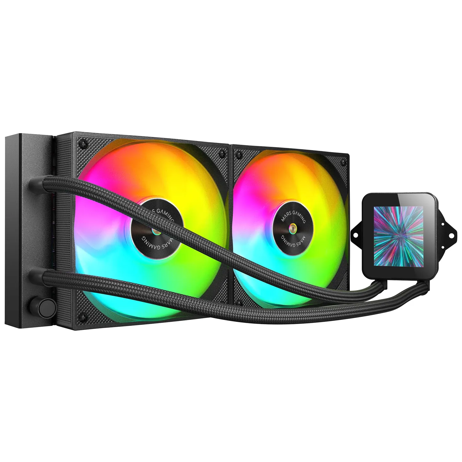 Mars Gaming ML-VISION240 Dissipatore a Liquido AIO 240 Nero LCD