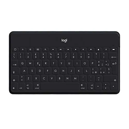 Logitech Keys-To-Go tastiera Bluetooth nera leggera