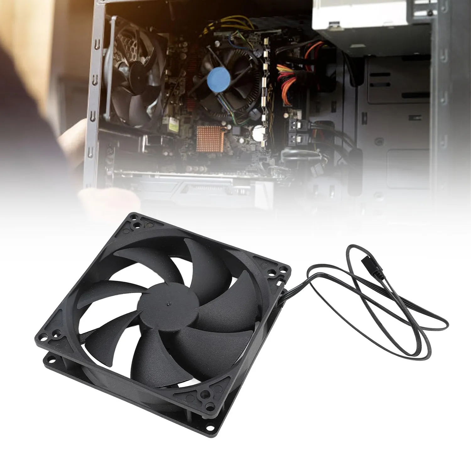 Zunate Ventola Case PC PWM 100x25mm 4Pin 1800 RPM