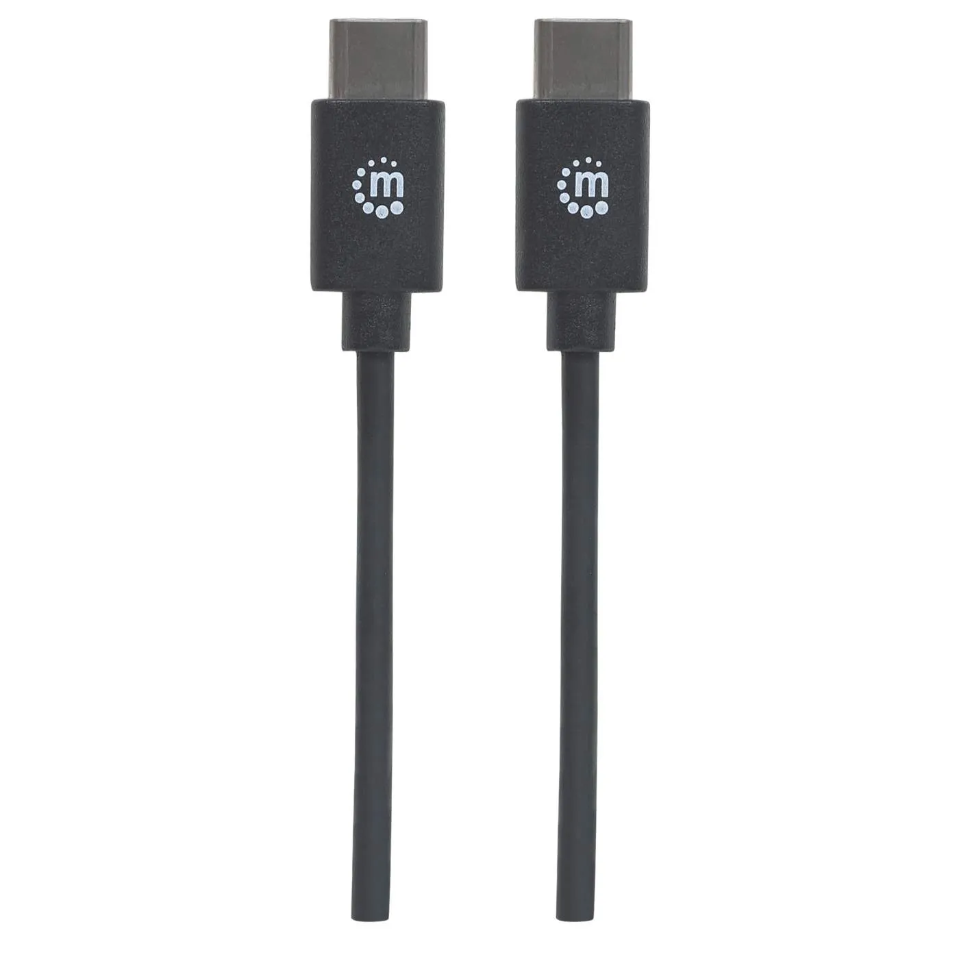 Manhattan cavo USB-C maschio 3 m 60W nero ricarica rapida