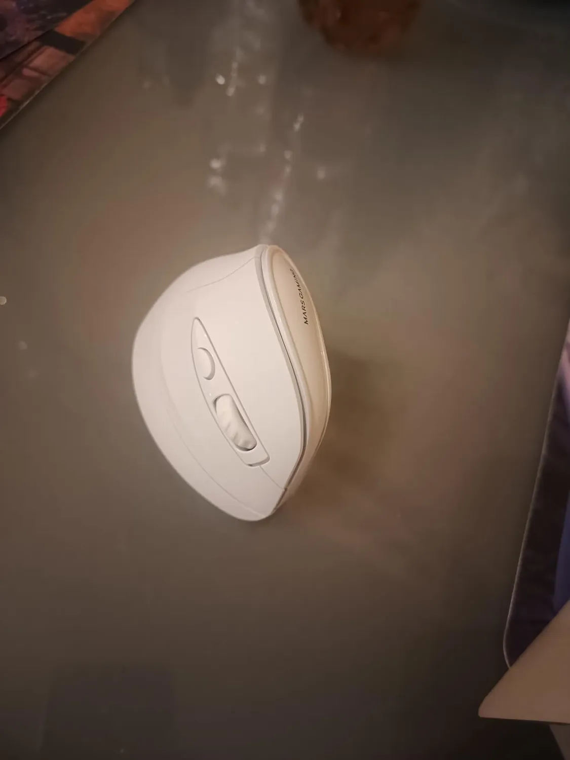 Mars Gaming MM-SK mouse verticale wireless bianco 8400DPI