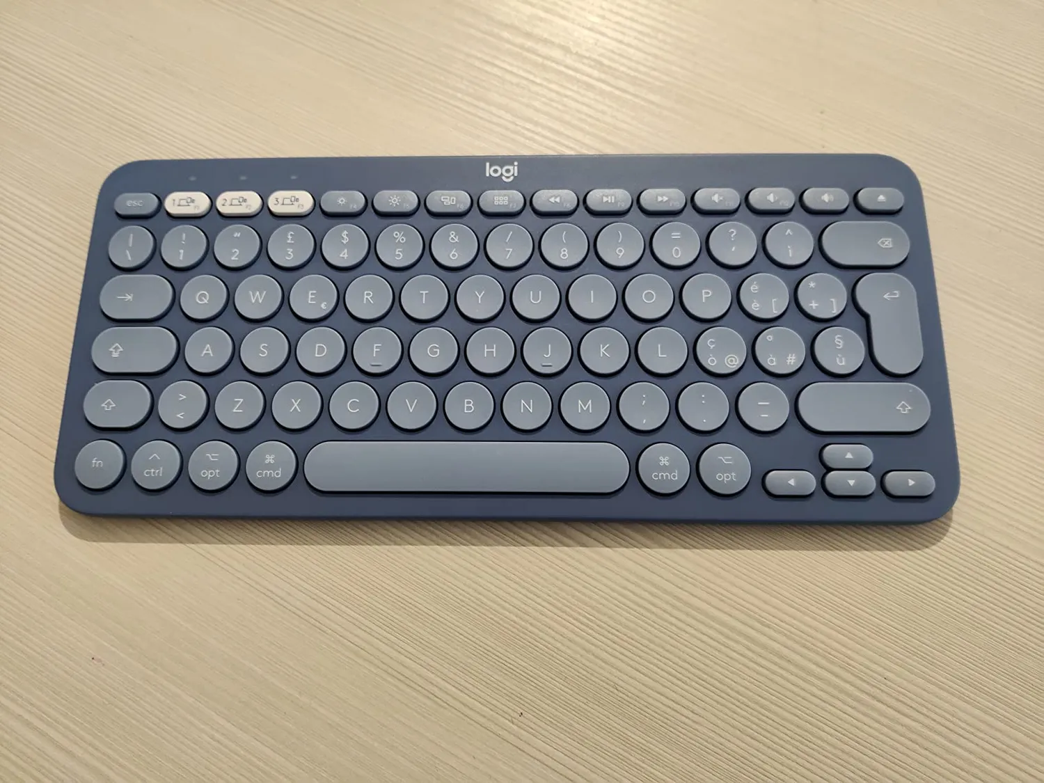 Logitech K380 Tastiera Bluetooth per Mac Blueberry ITA